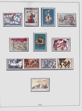 1896-2004 Mostly mnh collection of GREECE in 7 Lindner