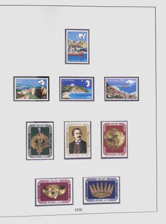1896-2004 Mostly mnh collection of GREECE in 7 Lindner