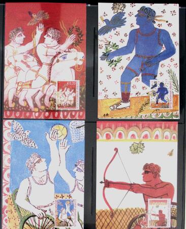 1896-2004 Mostly mnh collection of GREECE in 7 Lindner