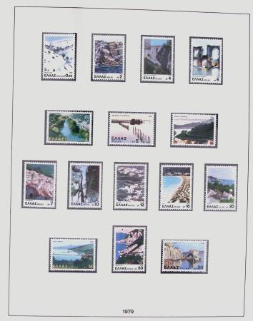 1896-2004 Mostly mnh collection of GREECE in 7 Lindner