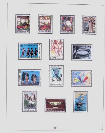 1896-2004 Mostly mnh collection of GREECE in 7 Lindner