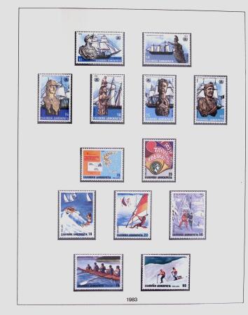 1896-2004 Mostly mnh collection of GREECE in 7 Lindner