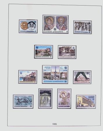 1896-2004 Mostly mnh collection of GREECE in 7 Lindner