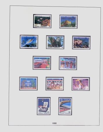 1896-2004 Mostly mnh collection of GREECE in 7 Lindner