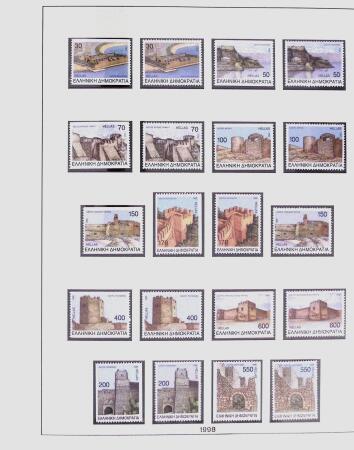 1896-2004 Mostly mnh collection of GREECE in 7 Lindner