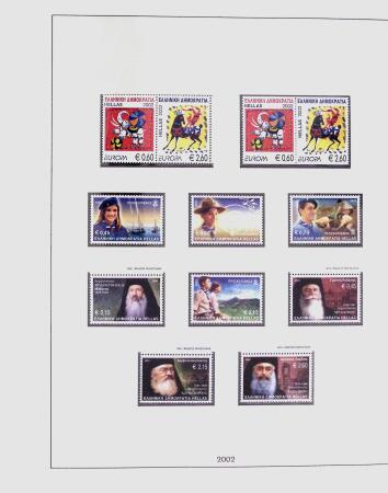 1896-2004 Mostly mnh collection of GREECE in 7 Lindner