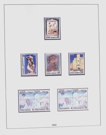 1896-2004 Mostly mnh collection of GREECE in 7 Lindner