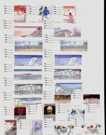 1896-2004 Mostly mnh collection of GREECE in 7 Lindner