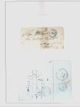 1838-1885 Collection of covers in an album starting