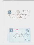 1838-1885 Collection of covers in an album starting