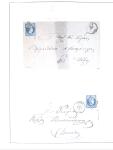 1838-1885 Collection of covers in an album starting