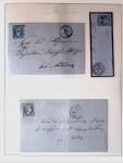1838-1885 Collection of covers in an album starting