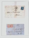1838-1885 Collection of covers in an album starting