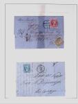 1838-1885 Collection of covers in an album starting