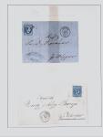 1838-1885 Collection of covers in an album starting