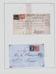 1838-1885 Collection of covers in an album starting