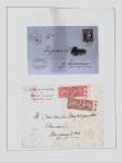 1838-1885 Collection of covers in an album starting