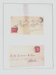 1838-1885 Collection of covers in an album starting
