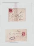 1838-1885 Collection of covers in an album starting
