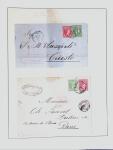 1838-1885 Collection of covers in an album starting