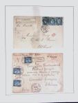 1838-1885 Collection of covers in an album starting
