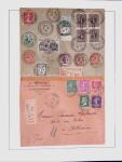 1838-1885 Collection of covers in an album starting