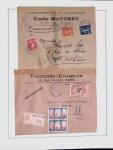 1838-1885 Collection of covers in an album starting