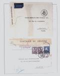 1918-1964 Collection of covers with "CONTROLE DES CHANGE"