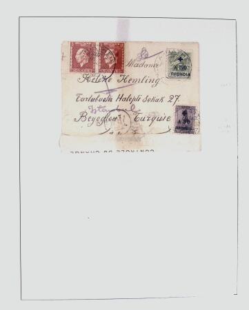 1918-1964 Collection of covers with "CONTROLE DES CHANGE"