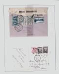 1918-1964 Collection of covers with "CONTROLE DES CHANGE"