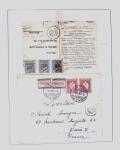 1918-1964 Collection of covers with "CONTROLE DES CHANGE"