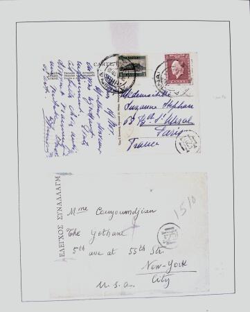 1918-1964 Collection of covers with "CONTROLE DES CHANGE"