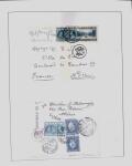 1918-1964 Collection of covers with "CONTROLE DES CHANGE"