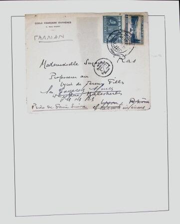 1918-1964 Collection of covers with "CONTROLE DES CHANGE"