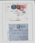 1918-1964 Collection of covers with "CONTROLE DES CHANGE"