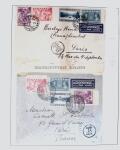 1918-1964 Collection of covers with "CONTROLE DES CHANGE"