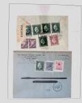 1918-1964 Collection of covers with "CONTROLE DES CHANGE"