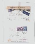 1918-1964 Collection of covers with "CONTROLE DES CHANGE"
