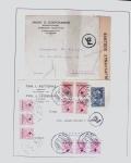 1918-1964 Collection of covers with "CONTROLE DES CHANGE"