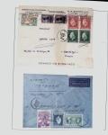 1918-1964 Collection of covers with "CONTROLE DES CHANGE"