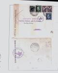 1918-1964 Collection of covers with "CONTROLE DES CHANGE"