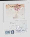 1918-1964 Collection of covers with "CONTROLE DES CHANGE"