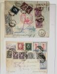 1918-1964 Collection of covers with "CONTROLE DES CHANGE"
