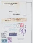 1918-1964 Collection of covers with "CONTROLE DES CHANGE"