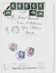 1918-1964 Collection of covers with "CONTROLE DES CHANGE"