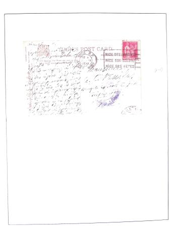 1918-1964 Collection of covers with "CONTROLE DES CHANGE"