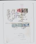 1918-1964 Collection of covers with "CONTROLE DES CHANGE"