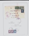 1918-1964 Collection of covers with "CONTROLE DES CHANGE"