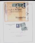 1918-1964 Collection of covers with "CONTROLE DES CHANGE"