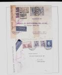 1918-1964 Collection of covers with "CONTROLE DES CHANGE"